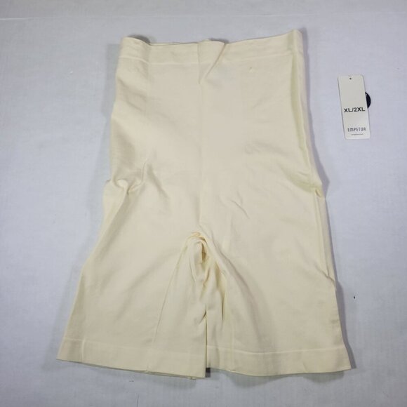 Empetua Beige High Waisted Shaper Shorts #55021 Size XL/2XL - Picture 1 of 3